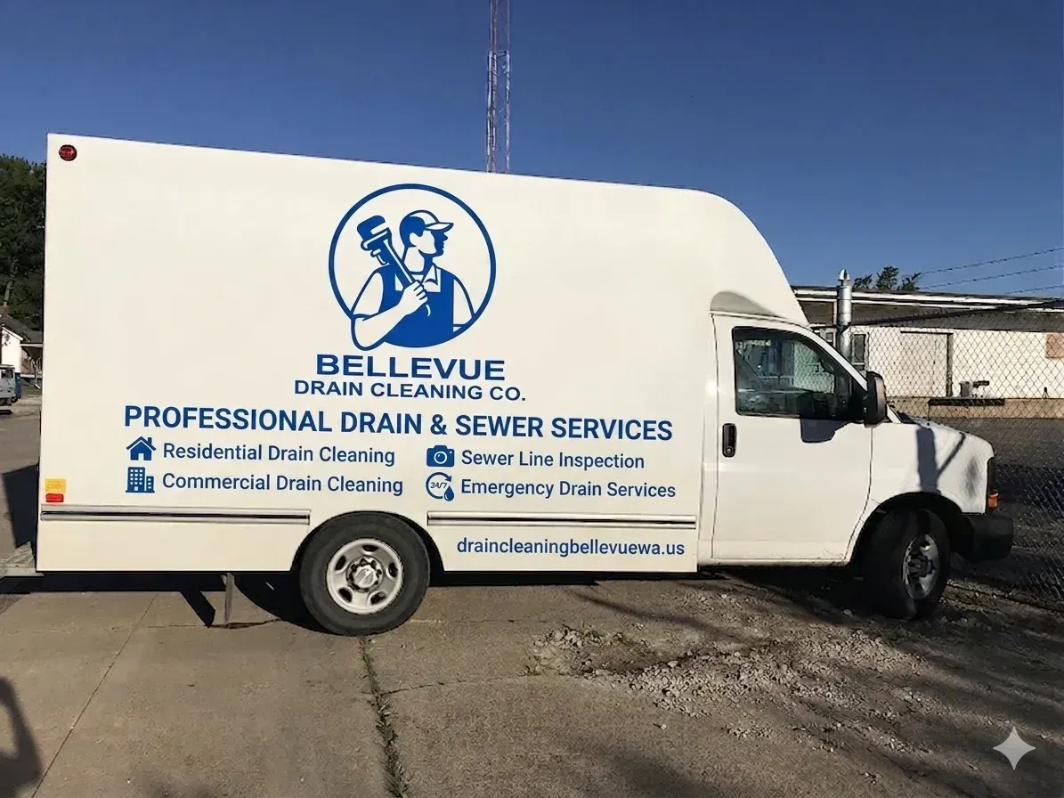 drain cleaning Bellevue WA service truck